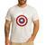 Marvel Father's Day Super Dad Captain America Shield Men's Casual T-Shirt White Marvel Father's Day Super Dad Captain America Shield Men's Casual T-Shirt White