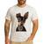 Miniature Pinscher Shirt Dog Mom Dad Tshirt Love Puppy Pet Men's Casual T-Shirt White