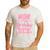 Mom And Dad Of The Birthday Girl Coquette Family Matching Men's Casual T-Shirt White