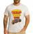 Monster Truck Dad Hot Red Graffiti Style Men's Casual T-Shirt White Monster Truck Dad Hot Red Graffiti Style Men's Casual T-Shirt White