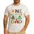 One Happy Dad Camper 1st Birthday Boy Camping Bear Men's Casual T-Shirt White