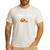 Papa Slice Pizza Belly Expectant Dad Pizza Pregnancy Reveal Men's Casual T-Shirt White