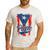 Papi Puerto Rican Dad Puerto Rico Pride Boricua Father's Day Men's Casual T-Shirt White
