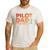 Pilot Dad Art For Men Father Aviation Airplane Pilot Men's Casual T-Shirt White