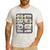 Play Cars On Dad's Back Mom's Back City Map BACK PRINT ONLY Men's Casual T-Shirt White