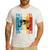 Pregnancy Announcement Dad Level Unlocked New Daddy Father Men's Casual T-Shirt White