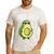Pregnancy Announcement Shirts Men Dad Papacado Men's Casual T-Shirt White