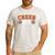 Proud Cheer Dad My Favorite Cheerleader Calls Me Dad Orange Men's Casual T-Shirt White