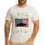 Proud Coast Guard Dad USCG American Flag T-Shirt Men's Casual T-Shirt White