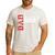 Proud Dad Of Class Of 2026 Graduate Men's Casual T-Shirt White Proud Dad Of Class Of 2026 Graduate Men's Casual T-Shirt White