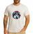 Proud Husky Dad American Flag Patriotic Husky Dad Men's Casual T-Shirt White