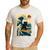 Pug Japanese Kanagawa Wave Surfing Japan Mom Dad Kids Men's Casual T-Shirt White