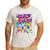 Rad Dad 80s Throwback Men's Casual T-Shirt White