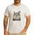 Rage Is Consuming Me Silly Staring Cat Meme Dad Mom Men's Casual T-Shirt White Rage Is Consuming Me Silly Staring Cat Meme Dad Mom Men's Casual T-Shirt White
