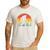 Retro Vintage Bigfoot Dad Fathers Day Father Son Matching Men's Casual T-Shirt White