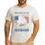 Semi Truck Driver Trucker Daddy Husband US American Flag Men's Casual T-Shirt White