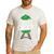 Smoke Daddy Green Egg Pitmaster Dad Tshirt BBQ Grill Men's Casual T-Shirt White