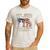 My Son Has Your Back Marine Dad Camouflage Men's Casual T-Shirt White