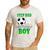 Step Dad Of The Birthday Boy Soccer Stars Outfit Men's Casual T-Shirt White
