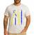 T21 Dad American Flag Down Syndrome Awareness Men's Casual T-Shirt White T21 Dad American Flag Down Syndrome Awareness Men's Casual T-Shirt White