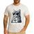 Tabby Daddy Cat Dad Graphic Grey Tabby Cat Lover Men's Casual T-Shirt White