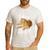Tabby Daddy Cat Lover Saying Graphic Men's Casual T-Shirt White