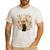 Tortie Cat Owner Flowers Tortie Cat Mom Tortie Cat Dad For Men Women Kids Men's Casual T-Shirt White