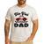 Two Fast Dad Of The Birthday Boy Racing Car Family Men's Casual T-Shirt White