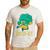 Vegetable Word Game Dad Joke Brocco-Lee Broccoli Men's Casual T-Shirt White