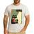 Vintage Japanese Cat Book Lovers UFO Alien Abduction Cat Dad Men's Casual T-Shirt White