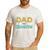 Vintage I Have Two Titles Dad And Grandpaw Dog Lover Men's Casual T-Shirt White