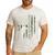 Vintage USA Camo Flag Proud Rottweiler Dad Rottie Silhouette Men's Casual T-Shirt White