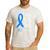 I Wear Blue For My Dad Shirt ALS Awareness Tshirt Men's Casual T-Shirt White