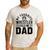 Wrestler Daddy Wrestling Dad Men's Casual T-Shirt White