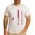 Yorkie Dog Vintage US American Flag Yorkie Dad Fathers Day Men's Casual T-Shirt White