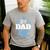 3rd Time Dad Dad Pregnancy It's a Boy Men's Casual T-Shirt Sport Grey