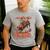 Ain't My First Rodeo Bull Riding Cowboy Dad Rider Boy Men Men's Casual T-Shirt Sport Grey