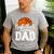 Basketball Dad Basketball Player Game Day Father's Day Men's Casual T-Shirt Sport Grey