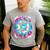 Best Dad Ever Colorful Tie Dye Fathers Day Men's Casual T-Shirt Sport Grey