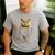British Shorthair Cat Pocket Cat Mom Cat Dad Cat Lover Men's Casual T-Shirt Sport Grey
