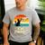 Cat Daddy Vintage Cat Lover Cat Dad Fathers Day Men's Casual T-Shirt Sport Grey