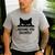 Cat For Cat Lover Mom Dad Cat Judging You Silently Men's Casual T-Shirt Sport Grey