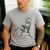 Cat Playing The Clarinet For Cat Lover Cat Mom Cat Dad Men's Casual T-Shirt Sport Grey