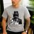 The Catfather Fathersday Best Birthday Cat Dad Men's Casual T-Shirt Sport Grey