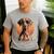 Cool Retro Vizsla Dog Mom Dad Vintage Pet Lovers Men's Casual T-Shirt Sport Grey