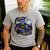 Crested Gecko Moon Retro Reptile Mom Dad Breeder Lover Men's Casual T-Shirt Sport Grey