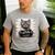 Cute Cat Mugshot Humorous Cat For Cats Lover Cat Mom Cat Dad Men's Casual T-Shirt Sport Grey