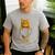 Cute Tabby Cat Pocket Cat Mom Cat Dad Cat Lover Men's Casual T-Shirt Sport Grey