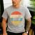 Dachshund Long Haired Dog Vintage Mom Dad Retro Men's Casual T-Shirt Sport Grey