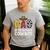 Dad 1st Birthday Cowboy Western Dad Birthday Boy Men's Casual T-Shirt Sport Grey